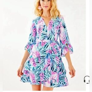 Lilly Pulitzer laeda wrap dress